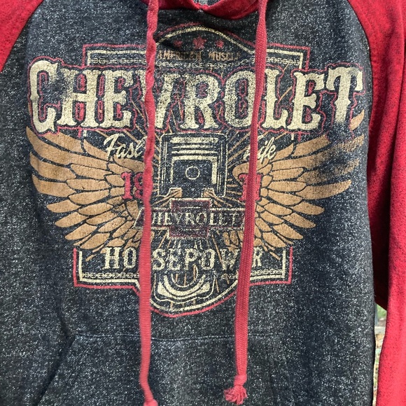 Vintage Chevrolet Horsepower Logo Hoodie by GM - Picture 3 of 5